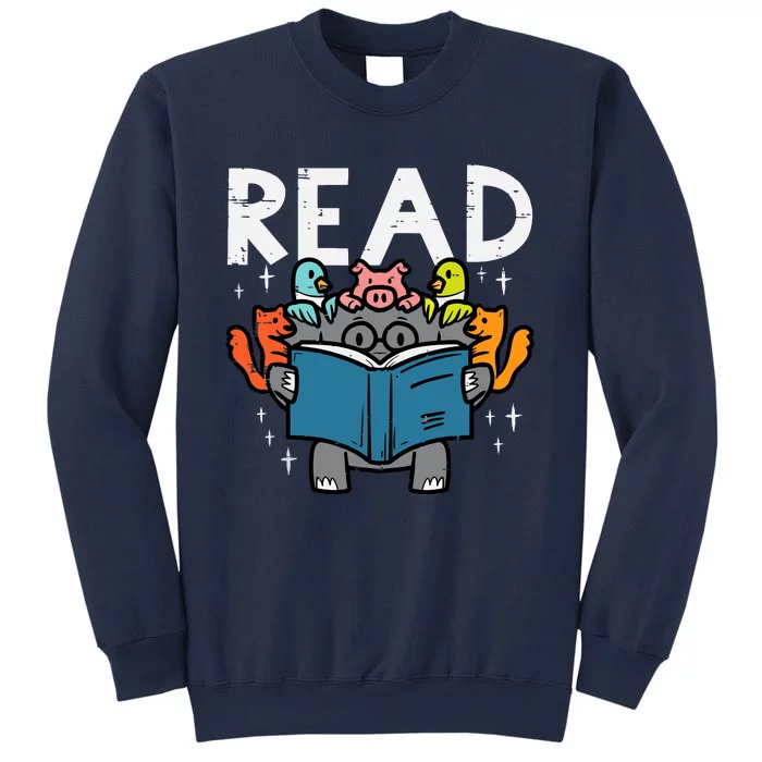 Animals Read Reading Book Librarian Across America Sweatshirt