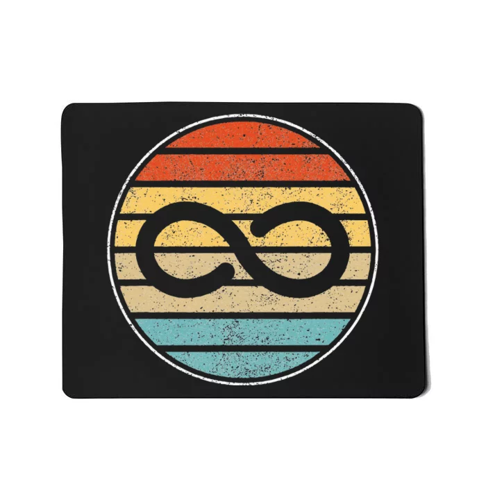 Autism Rights Retro Vintage Infinity – Autism Awareness Mousepad