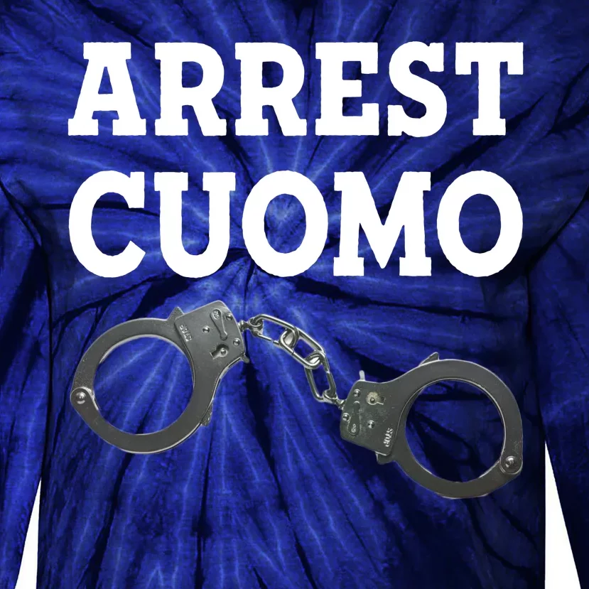 Arrest Cuomo Tie-Dye Long Sleeve Shirt