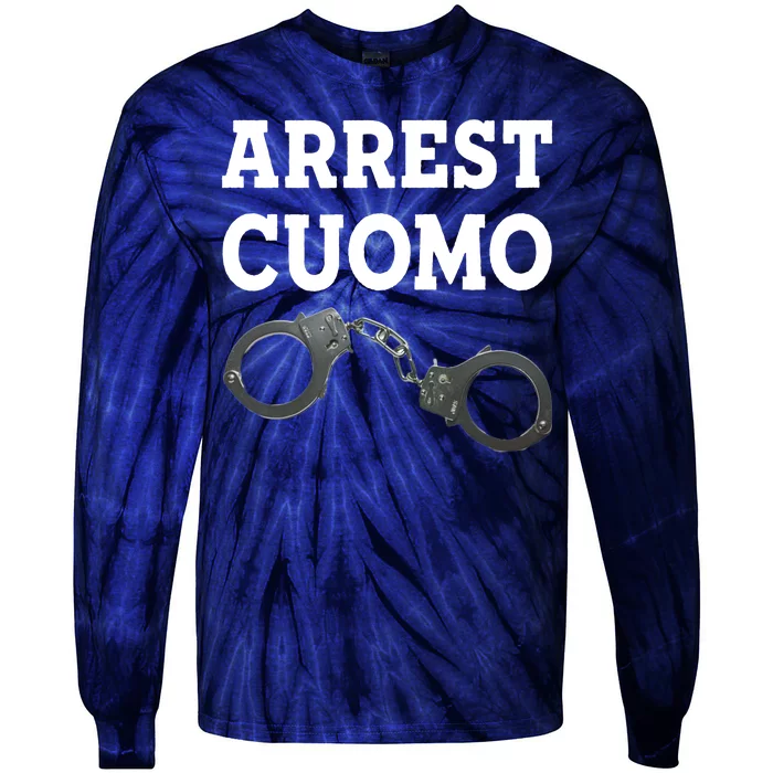 Arrest Cuomo Tie-Dye Long Sleeve Shirt