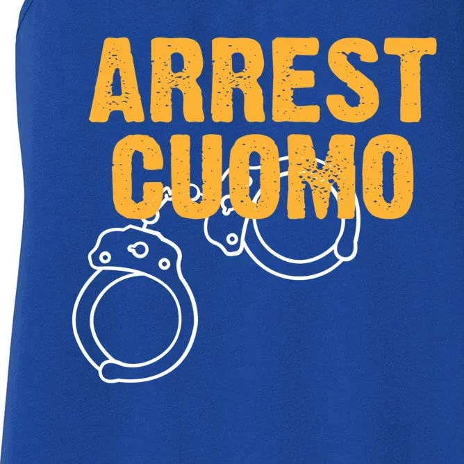 Arrest Cuomo Andrew Cuomo Resigns Women's Racerback Tank