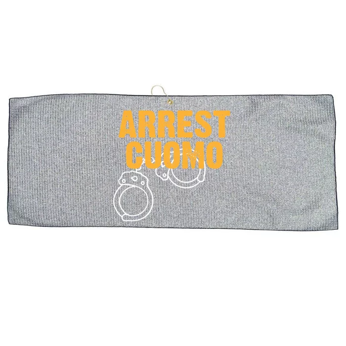 Arrest Cuomo Andrew Cuomo Resigns Large Microfiber Waffle Golf Towel