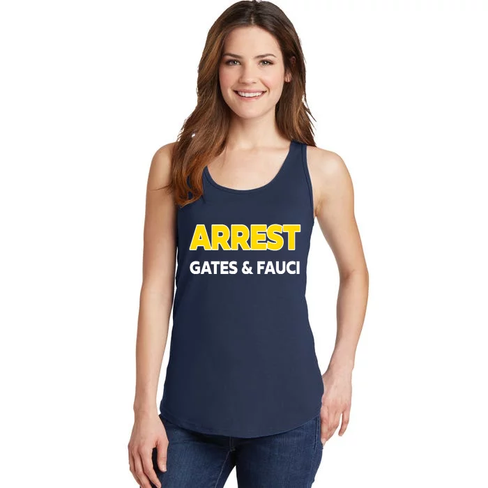 Arrest Gates And Fauci Ladies Essential Tank