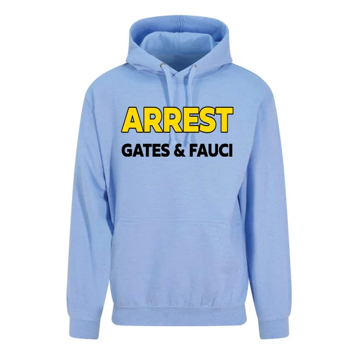 Arrest Gates And Fauci Unisex Surf Hoodie