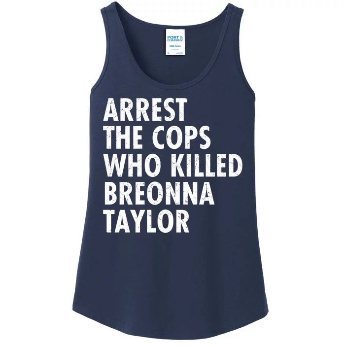 Arrest The Cops Who Killed Breonna Taylor BLM Ladies Essential Tank