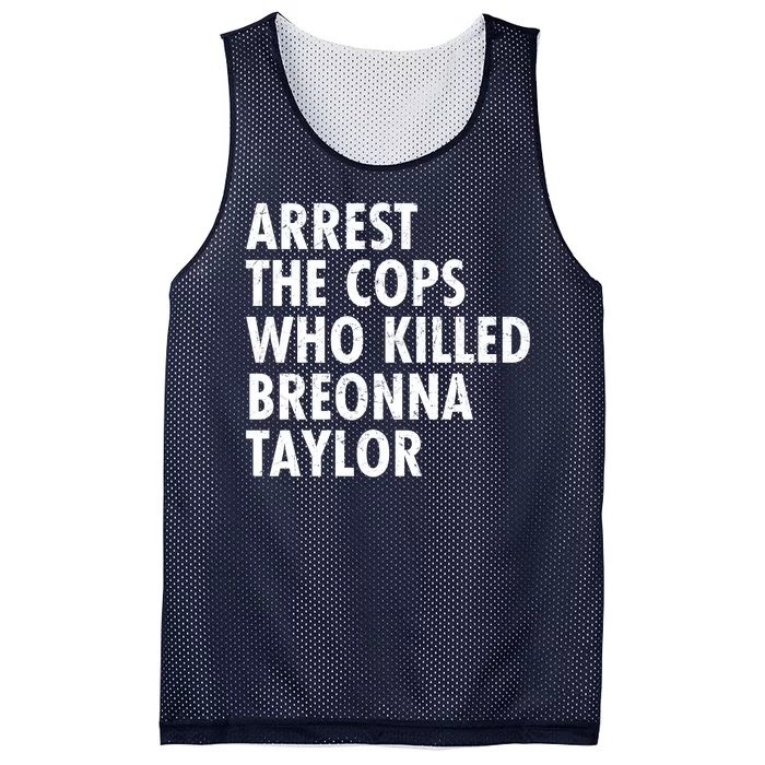 Arrest The Cops Who Killed Breonna Taylor BLM Mesh Reversible Basketball Jersey Tank