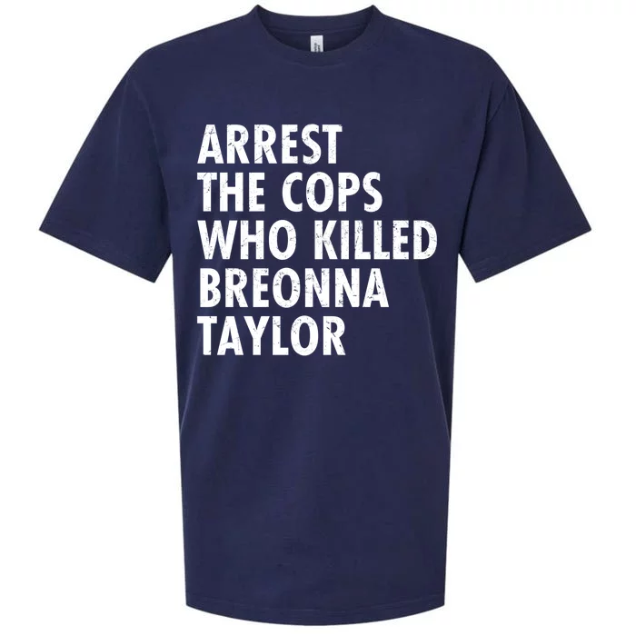 Arrest The Cops Who Killed Breonna Taylor BLM Sueded Cloud Jersey T-Shirt