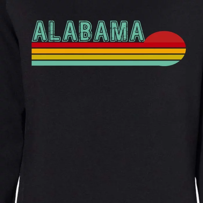 Alabama Retro Style Womens California Wash Sweatshirt