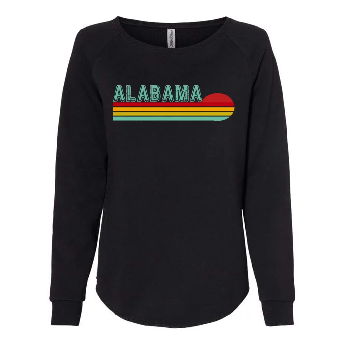 Alabama Retro Style Womens California Wash Sweatshirt