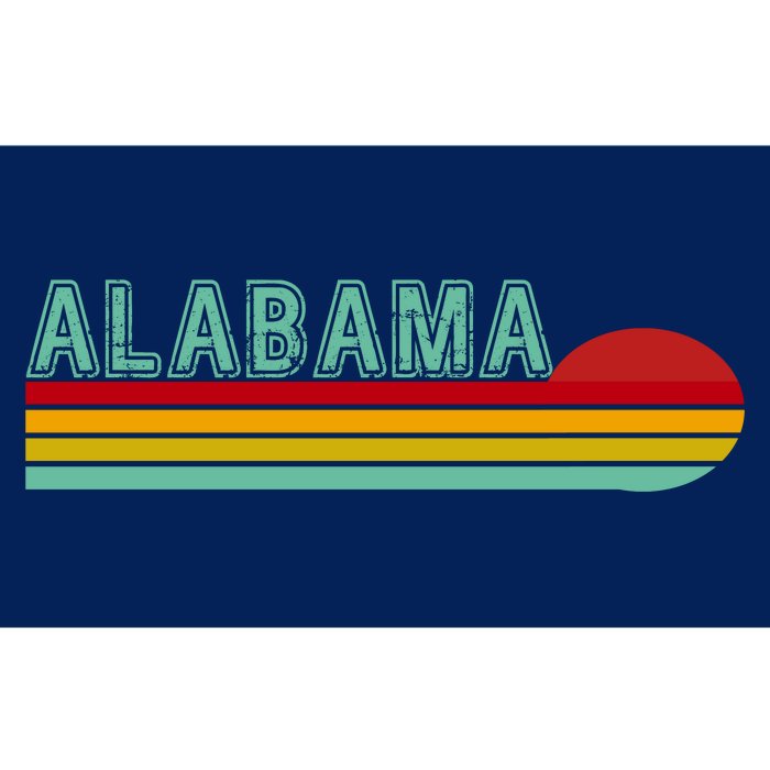 Alabama Retro Style Bumper Sticker