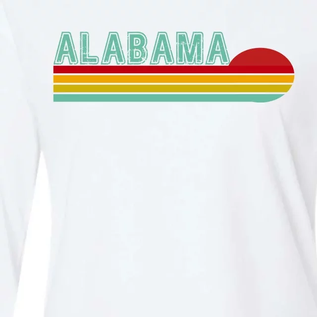 Alabama Retro Style Womens Cotton Relaxed Long Sleeve T-Shirt