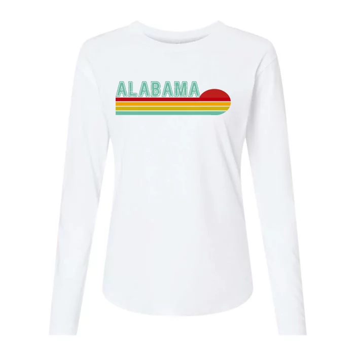 Alabama Retro Style Womens Cotton Relaxed Long Sleeve T-Shirt