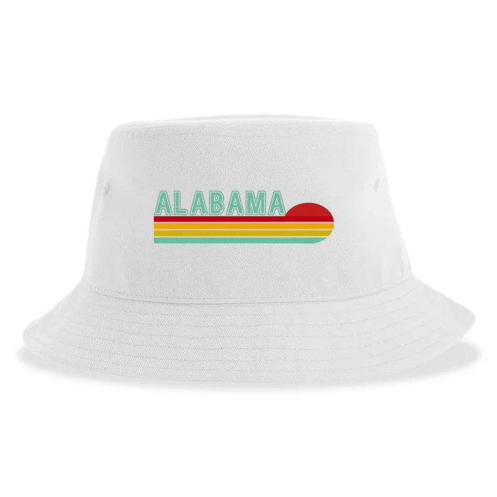 Alabama Retro Style Sustainable Bucket Hat