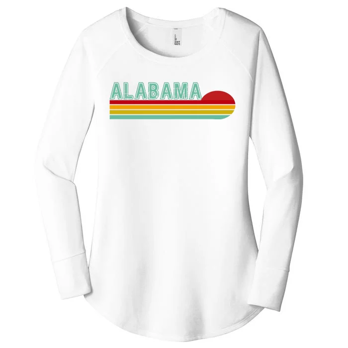 Alabama Retro Style Women's Perfect Tri Tunic Long Sleeve Shirt