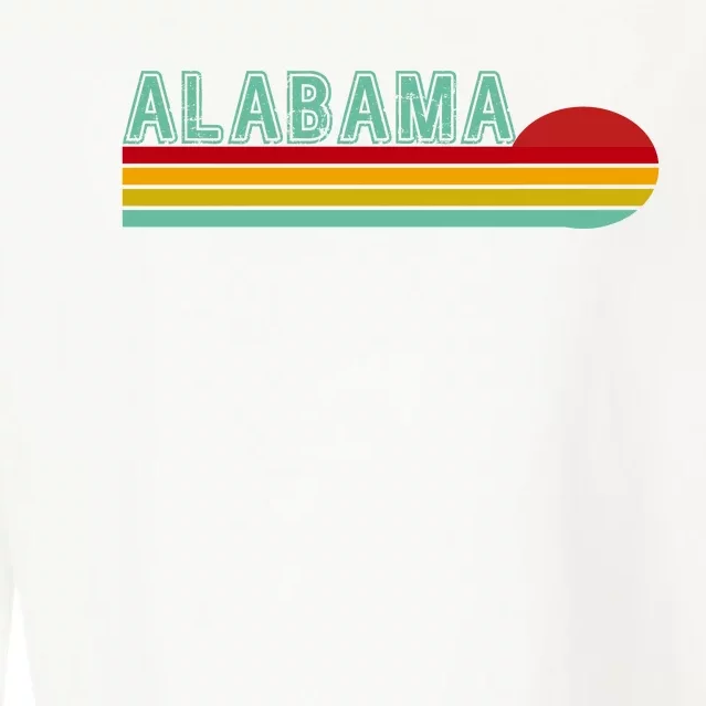 Alabama Retro Style Cropped Pullover Crew