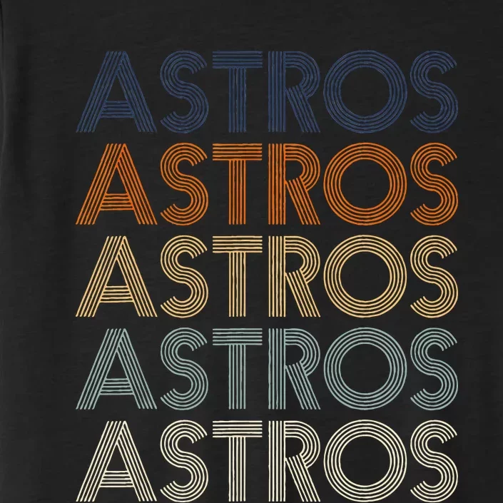 A.S.T.R.O.S Retro Style 70s 80s First Name ChromaSoft Performance T-Shirt