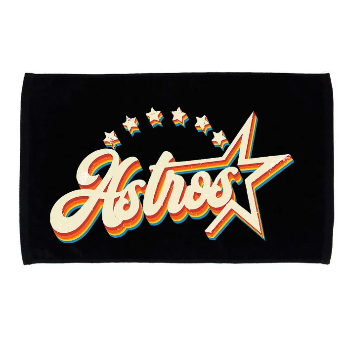 A.S.T.R.O.S Retro Style 70s 80s First Name Microfiber Hand Towel