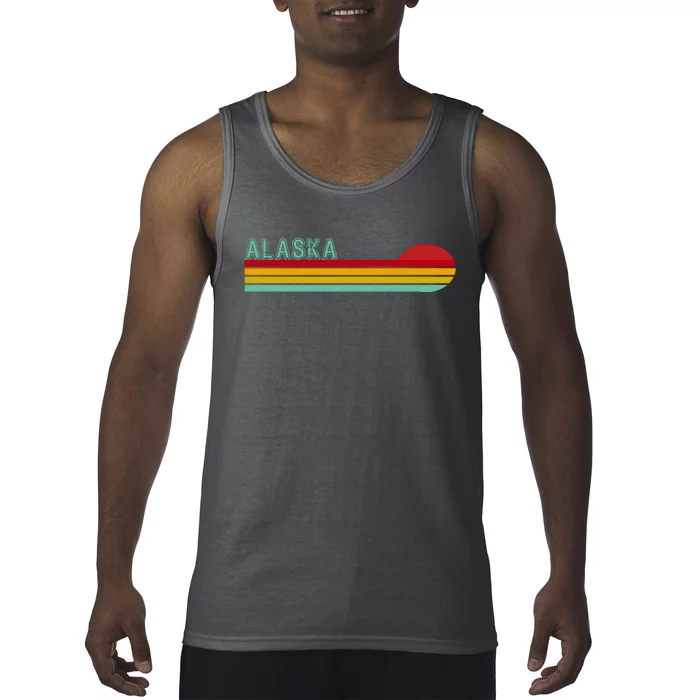 Alaska Retro Sunset Tank Top