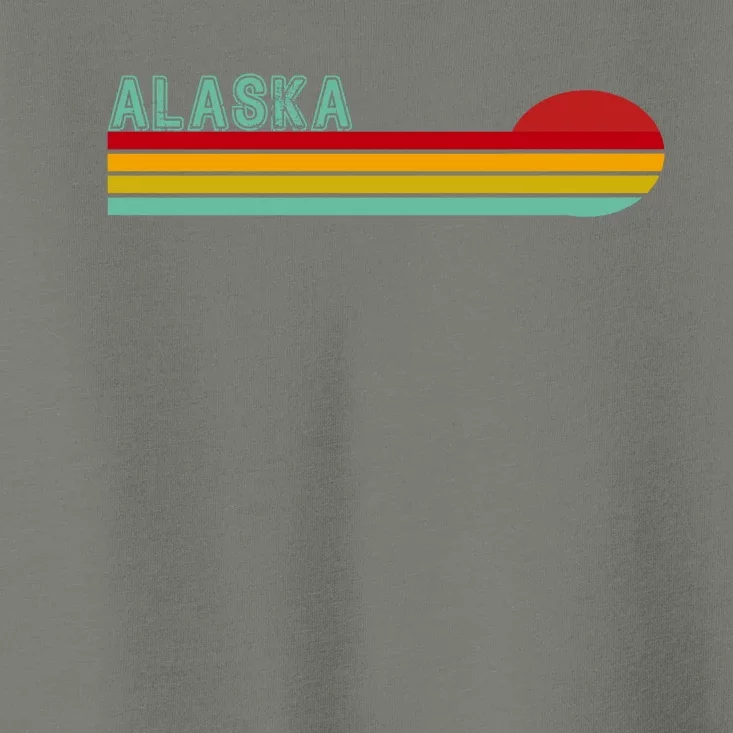 Alaska Retro Sunset Toddler T-Shirt