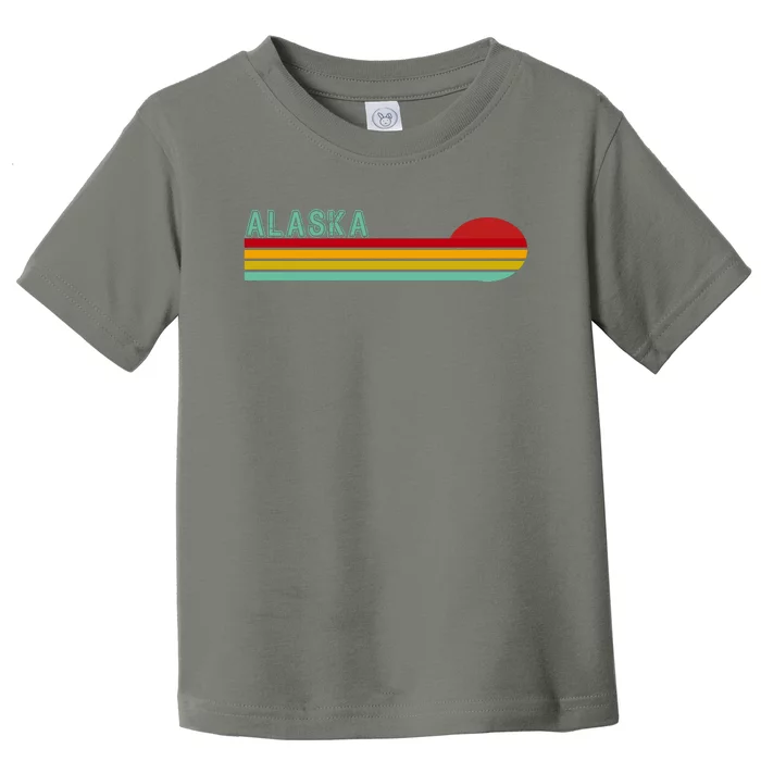 Alaska Retro Sunset Toddler T-Shirt