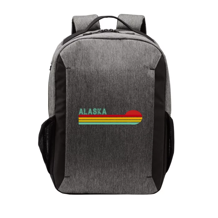 Alaska Retro Sunset Vector Backpack