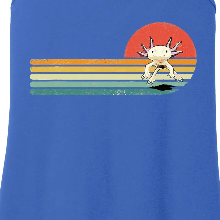 Axolotl Retro Style Animal Amphibian Pet Axolotl Lover Ladies Essential Tank