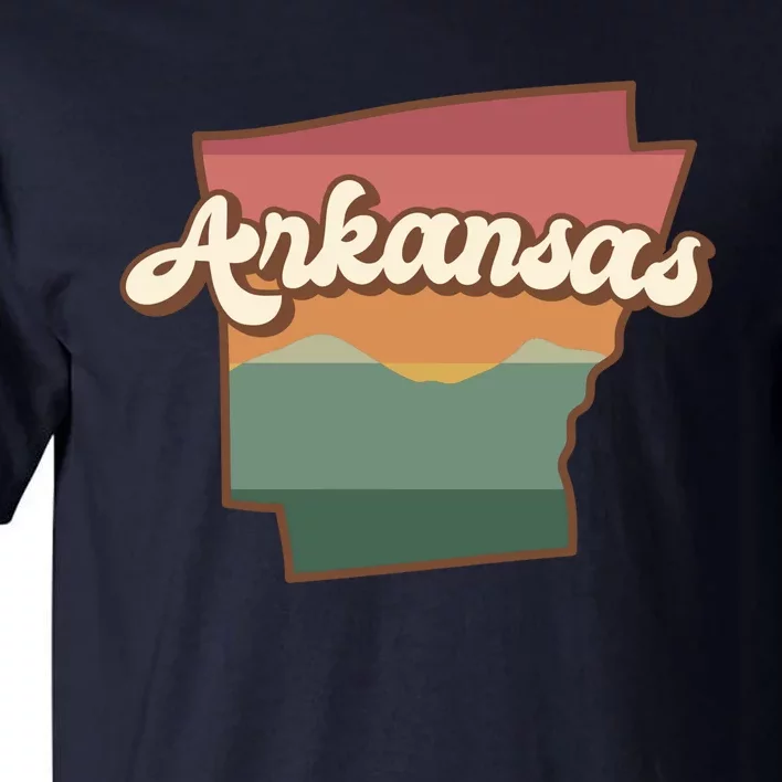 Arkansas Retro Sunset Tall T-Shirt