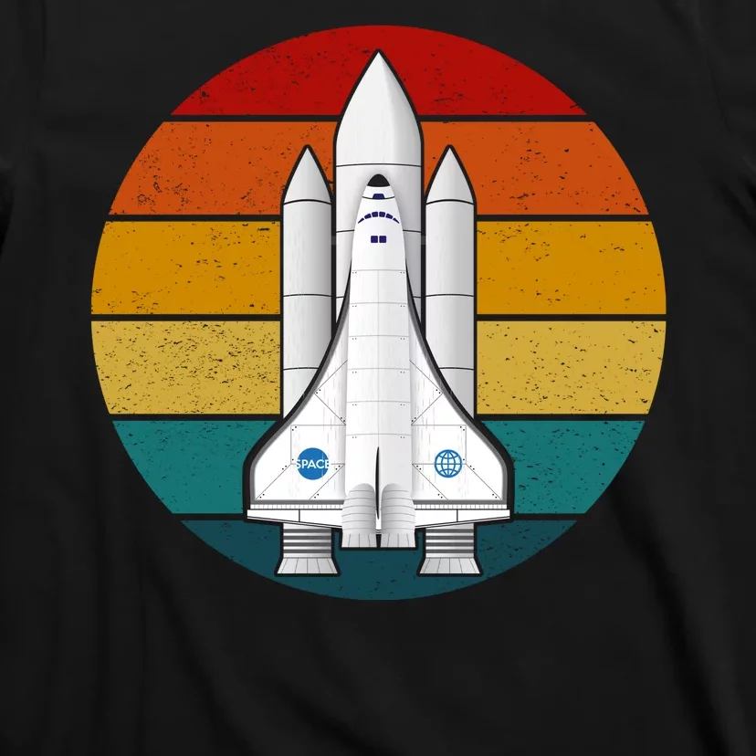 Astronaut Retro Space Sunset T-Shirt