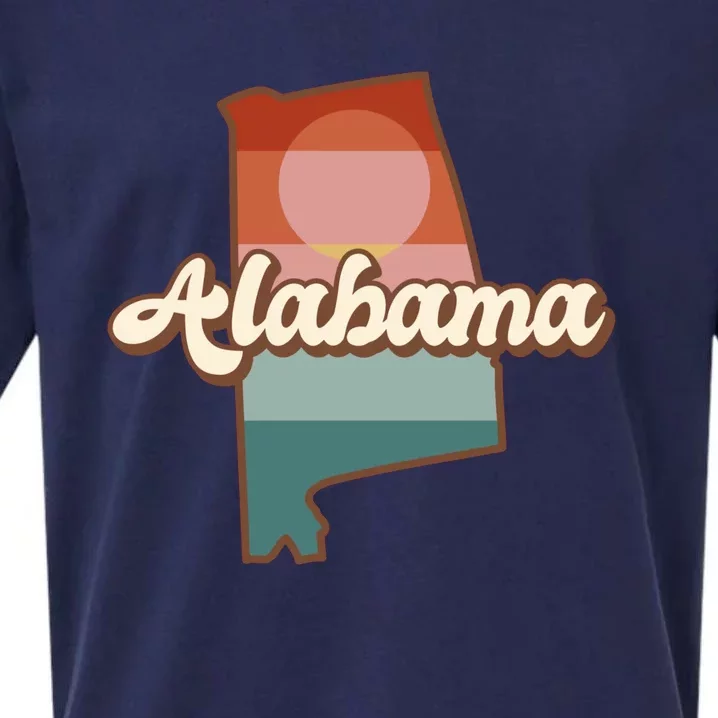 Alabama Retro Sunset Logo Sueded Cloud Jersey T-Shirt