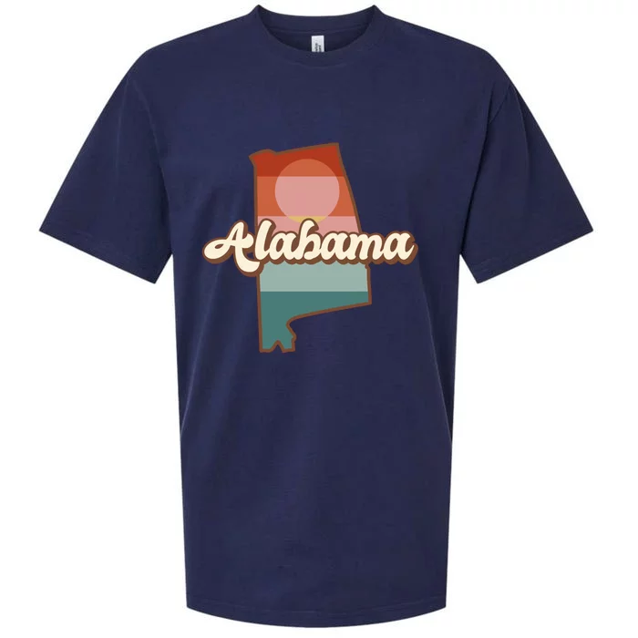 Alabama Retro Sunset Logo Sueded Cloud Jersey T-Shirt