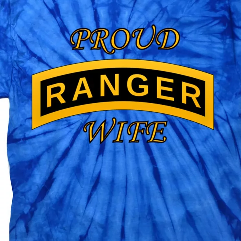 Army Ranger School Tab Gift Proud Wife Gift Tie-Dye T-Shirt