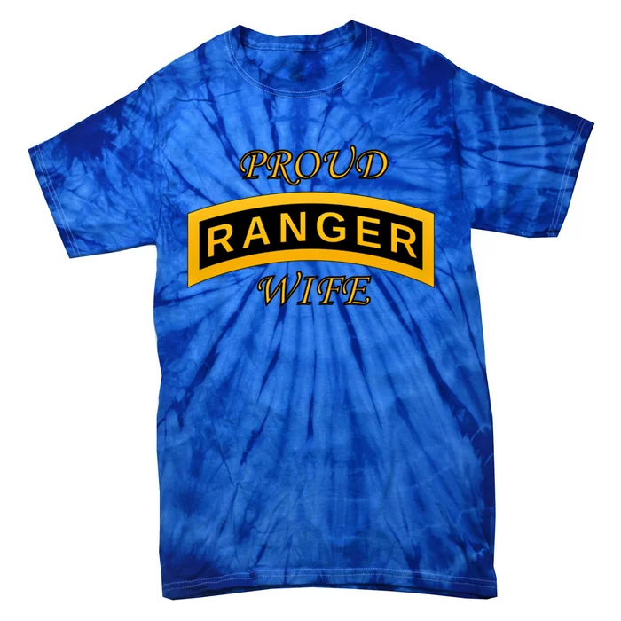 Army Ranger School Tab Gift Proud Wife Gift Tie-Dye T-Shirt