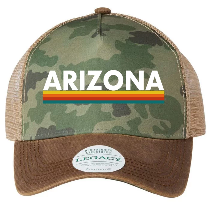 Arizona - Retro Stripes - Classic Legacy Tie Dye Trucker Hat