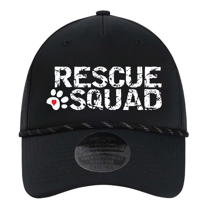 Animal Rescue Squad White Distressed Performance The Dyno Cap