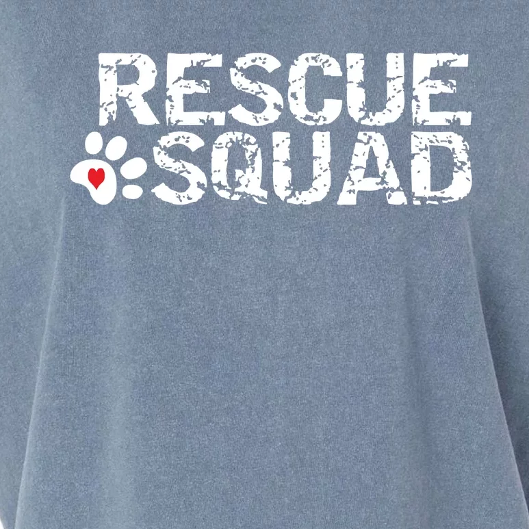 Animal Rescue Squad White Distressed Garment-Dyed Women's Muscle Tee