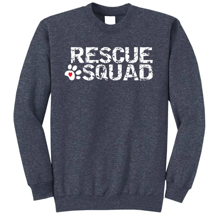 Animal Rescue Squad White Distressed Sweatshirt