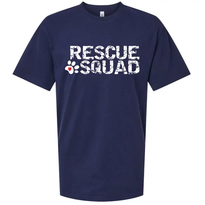 Animal Rescue Squad White Distressed Sueded Cloud Jersey T-Shirt