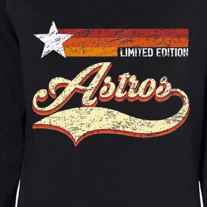 A.S.T.R.O.S Retro Style 70s 80s First Name Womens California Wash Sweatshirt