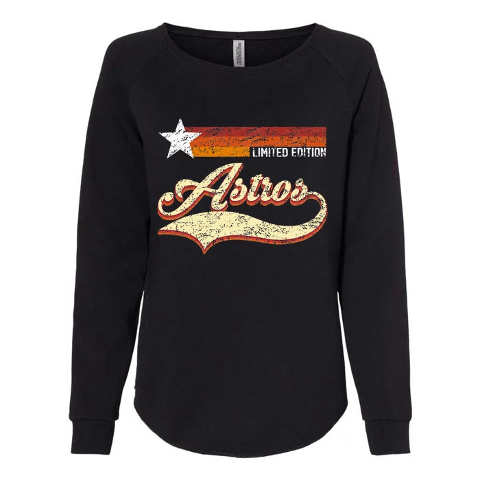 A.S.T.R.O.S Retro Style 70s 80s First Name Womens California Wash Sweatshirt