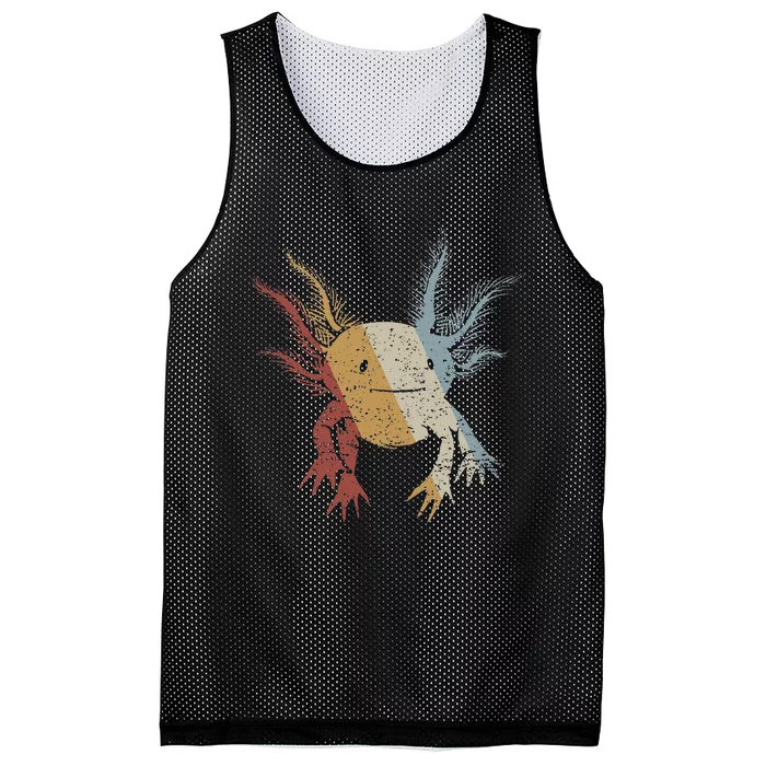 Axolotl Retro Style Vintage Mesh Reversible Basketball Jersey Tank