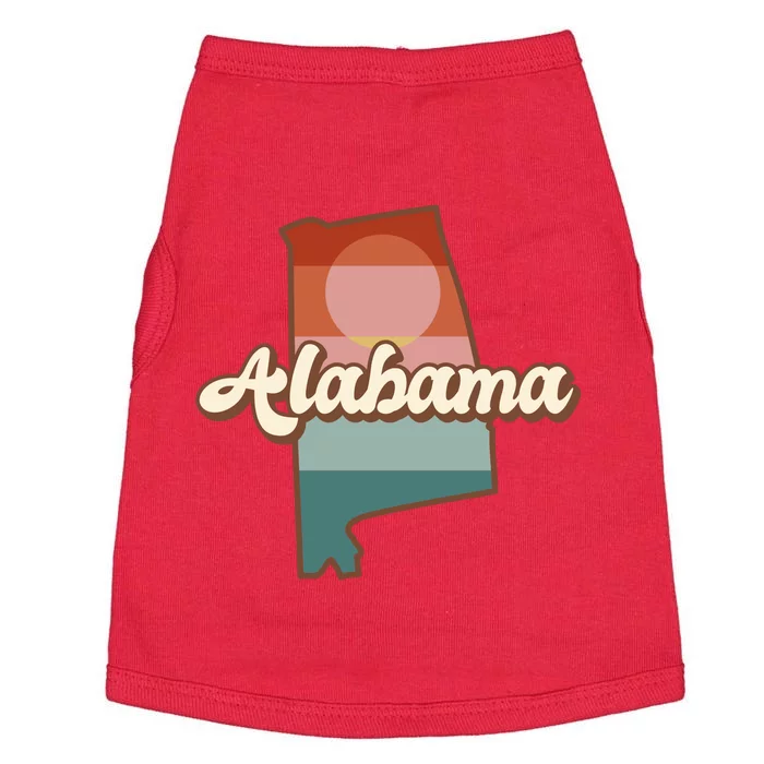 Alabama Retro Sunset Logo Doggie Tank