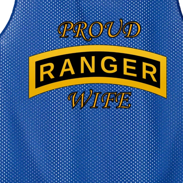 Army Ranger School Tab Meaningful Gift Proud Wife Meaningful Gift Mesh Reversible Basketball Jersey Tank