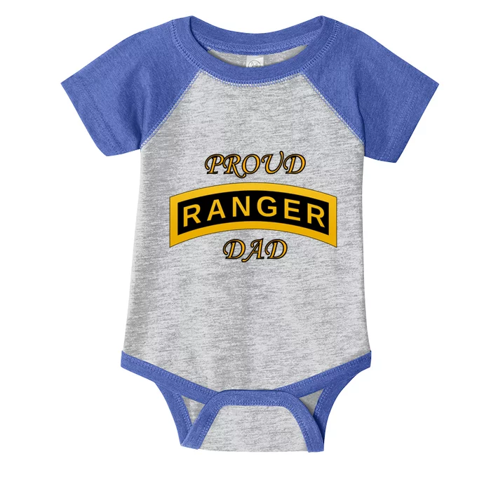 Army Ranger School Tab Proud Dad Gift Infant Baby Jersey Bodysuit