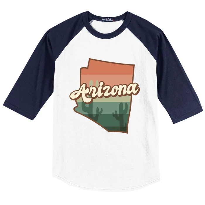 Arizona Retro Sunset Baseball Sleeve Shirt