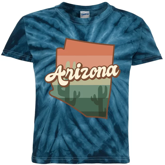 Arizona Retro Sunset Kids Tie-Dye T-Shirt