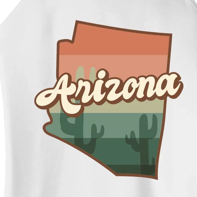 Arizona Retro Sunset Women’s Perfect Tri Rocker Tank