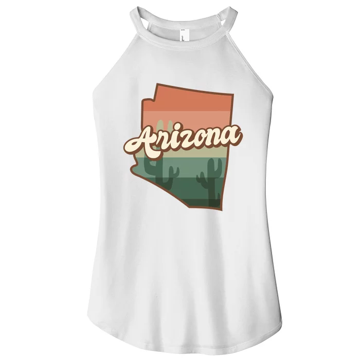 Arizona Retro Sunset Women’s Perfect Tri Rocker Tank