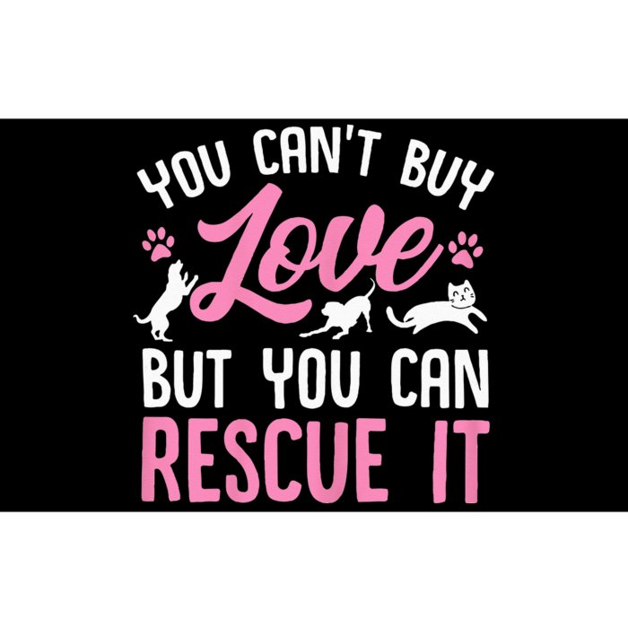 Animal Rescue Squad You Cant Buy Love But You Can Rescue It Bumper Sticker