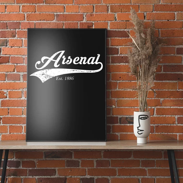 Arsenal Est. 1886 London Soccer Poster