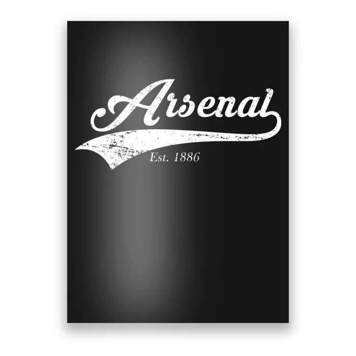 Arsenal Est. 1886 London Soccer Poster